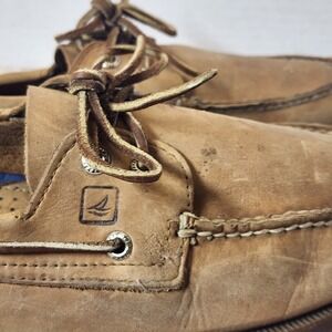 Sperry Authentic Original Boat Shoes Mens Size 13  Brown  Leather Slip On